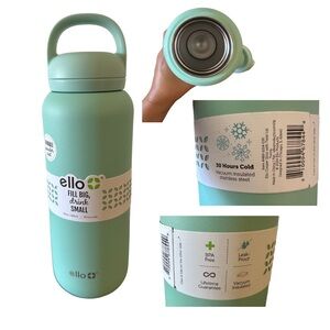 Ello | Mint Green Stainless Steel Water Bottle